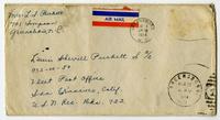 Letters from Beth Puckett to Lewis Puckett (August 1944)