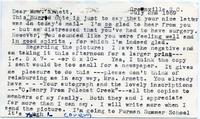 Letters to Ethel Arnett from Porter family members