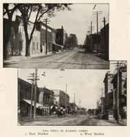Two views of Market Street