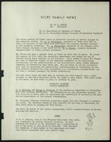 Vicks Family News [October 1938]