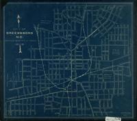 City Of Greensboro N.C. [1909 map]