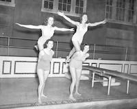 Woman's College swimming team