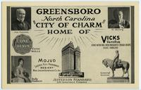 "Greensboro, North Carolina: 'City of Charm'; Home of ..."