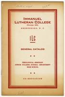 Catolog of Immanuel Lutheran College