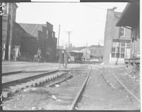 Railroad crossing in south Greensboro