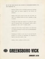 Greensboro Vick [January 1978]