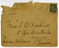 Envelope addressed to Miss S. B. Hoskins