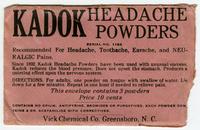 KADOK headache powder packet