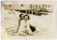 Lewis and Beth Puckett on the beach