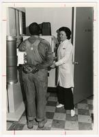 Man receiving X-ray
