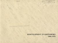 Redevelopment in Greensboro 1960-1976