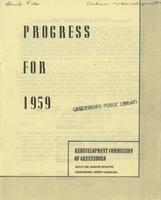 Progress for 1959