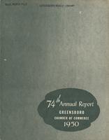Annual report, Greensboro Chamber of Commerce, 1950