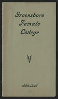 Greensboro Female College 1904-1905