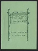 Greensboro College Alumnae Association handbook 1947