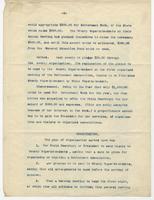 Executive Committee Minutes, 1908
