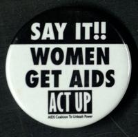 Say it!! Women get aids [pin]