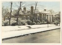 Alumnae House in the snow