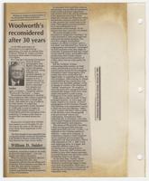 Woolworth's reconsidered after 30 years