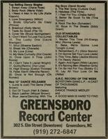 Greensboro Record Center [advertisement]