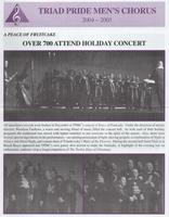 Triad Pride Men's Chorus newsletter, 2004-2005
