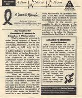 Triad Pride Men's Chorus newsletter, November 2001