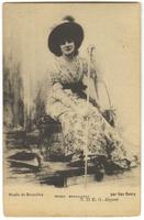 Postcard of Sarah Bernhardt, "La Tosca"