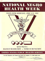 National Negro Health Week program, 1943