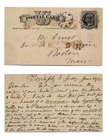 Postcard from Susan B. Anthony to Mr. Ernst
