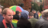 Video from Westboro Baptist Church demonstration at UNC Greensboro