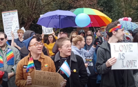 Video from Westboro Baptist Church demonstration at UNC Greensboro