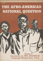 The Afro-American national question [Volume 2]