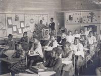 Class at Lincoln School, 1966