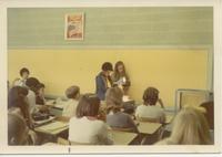 Eighth-grade students at Lincoln School, 1970