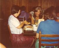 Breakfast for Lincoln School faculty/staff and central office staff, 1984