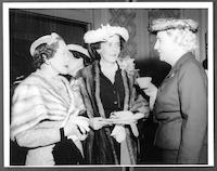 Martha Blakeney Hodges with Mrs. Jordan and Mrs. Sam? Ervin