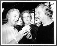 Martha Blakeney Hodges with two unidentified women