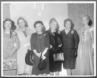 Matha Blakeney Hodges with five women