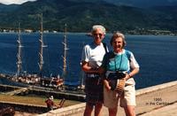 Pearl Berlin and Lennie Gerber in the Caribbean