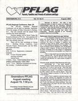 Greensboro PFLAG newsletter, August 2003