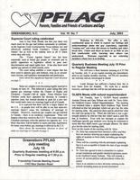 Greensboro PFLAG newsletter, July 2003