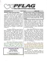 Greensboro PFLAG newsletter, June 2001