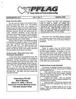 Greensboro PFLAG newsletter, March 2000