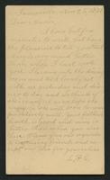 Gove family correspondence, general, 1877-1878