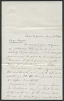 Gove family correspondence, George, Maria, & Anna, 1885