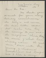 Anna Gove correspondence, January-December 1931