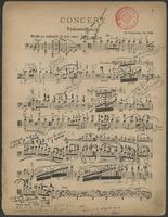 Konzert, Op. 129, für Violoncell und Pianoforte