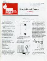 How to repair doors