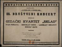 Concert poster, 1940