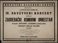 Concert poster, 1941